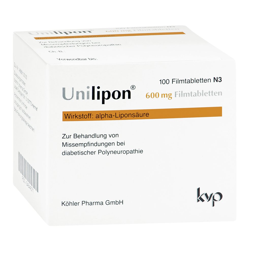 UNILIPON 600 mg Filmtabletten