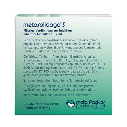 metasolidago S Injektionslösung