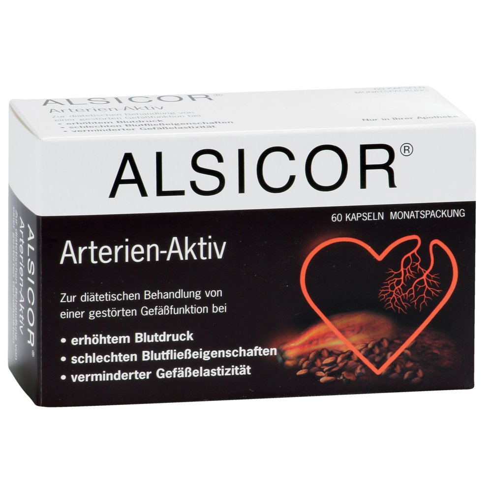 ALSICOR mit Kakao Flavanolen Kapseln