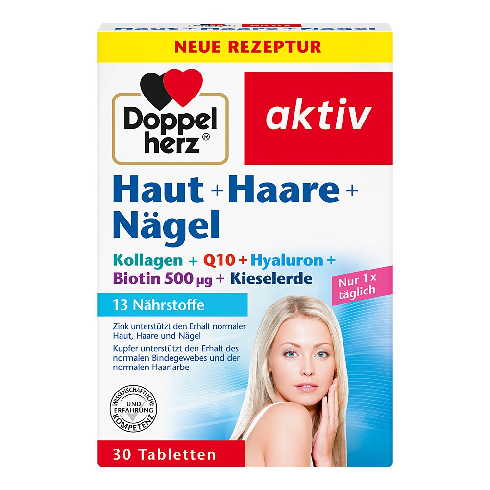 DOPPELHERZ Haut+Haare+Nägel Tabletten
