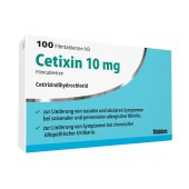 Cetixin 10 mg - Antihistaminikum bei Heuschnupfen