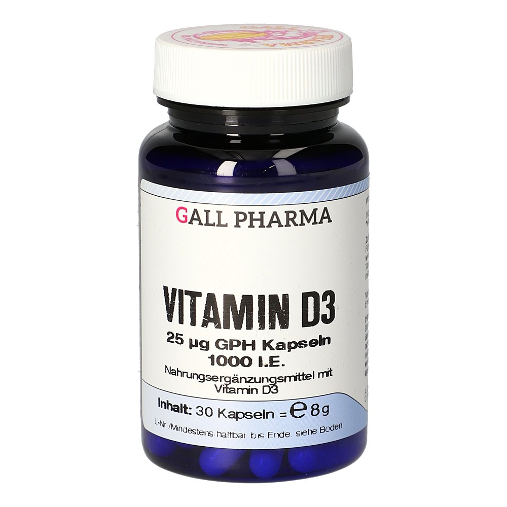 VITAMIN D3 25 μg GPH Kapseln