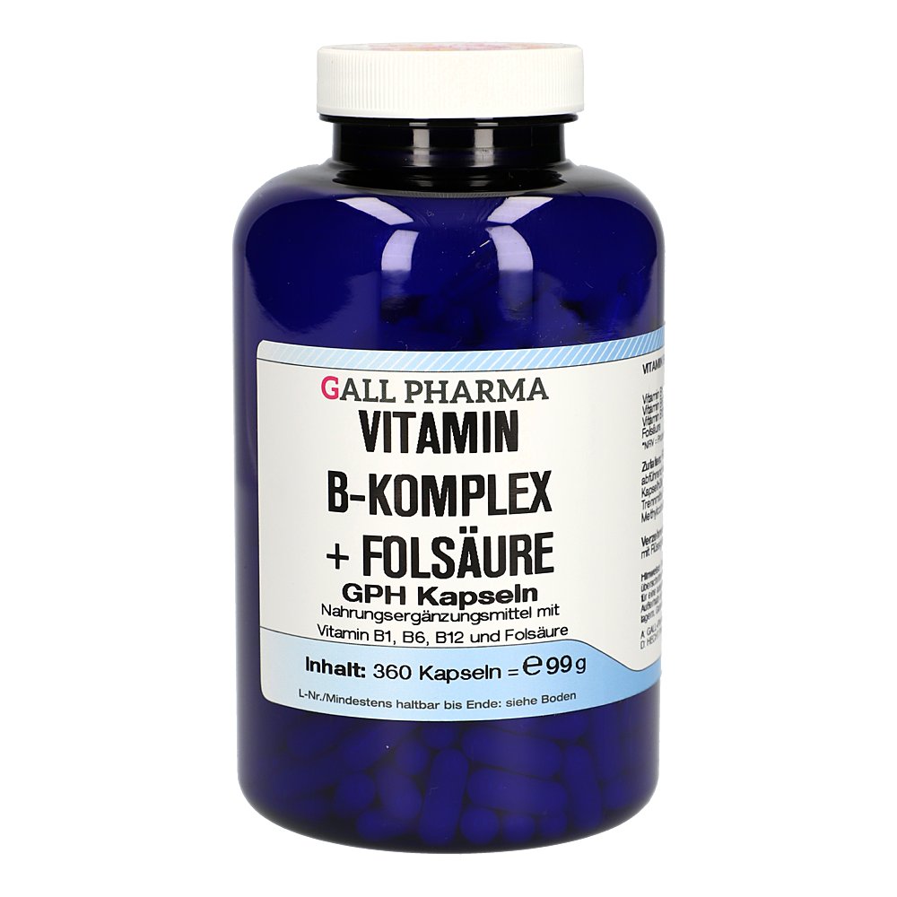 VITAMIN B KOMPLEX+Folsäure GPH Kapseln