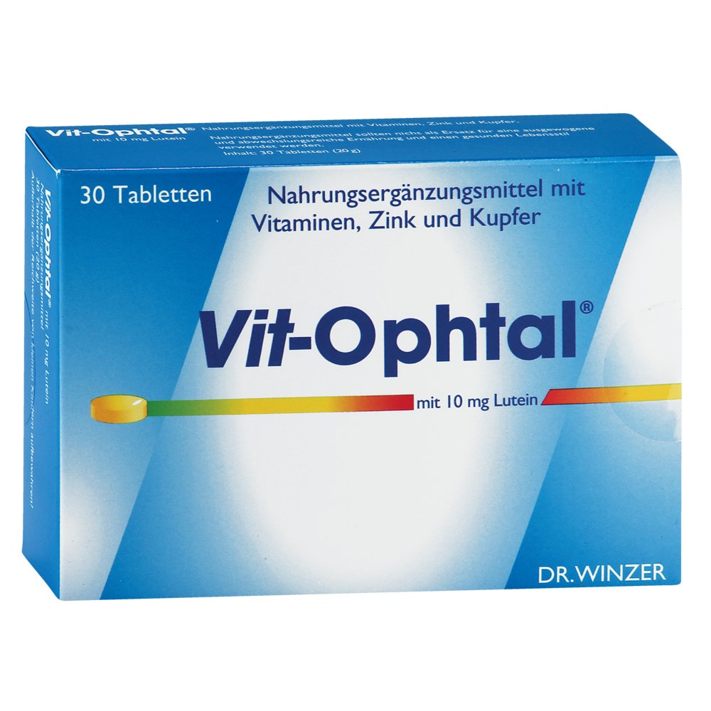 VIT OPHTAL mit 10 mg Lutein Tabletten