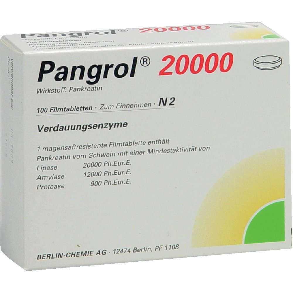 PANGROL 20.000 magensaftresistente Tabletten
