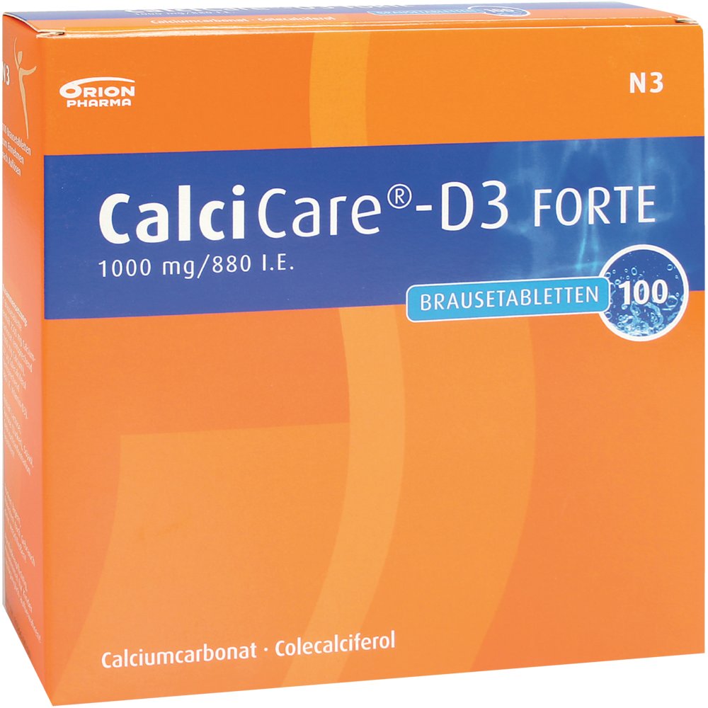 CALCICARE D3 forte Brausetabletten