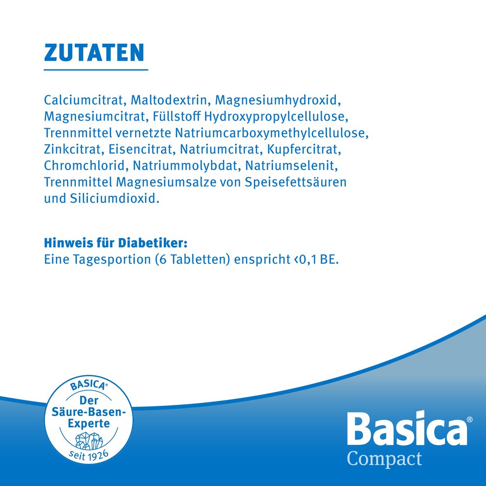 BASICA compact Tabletten