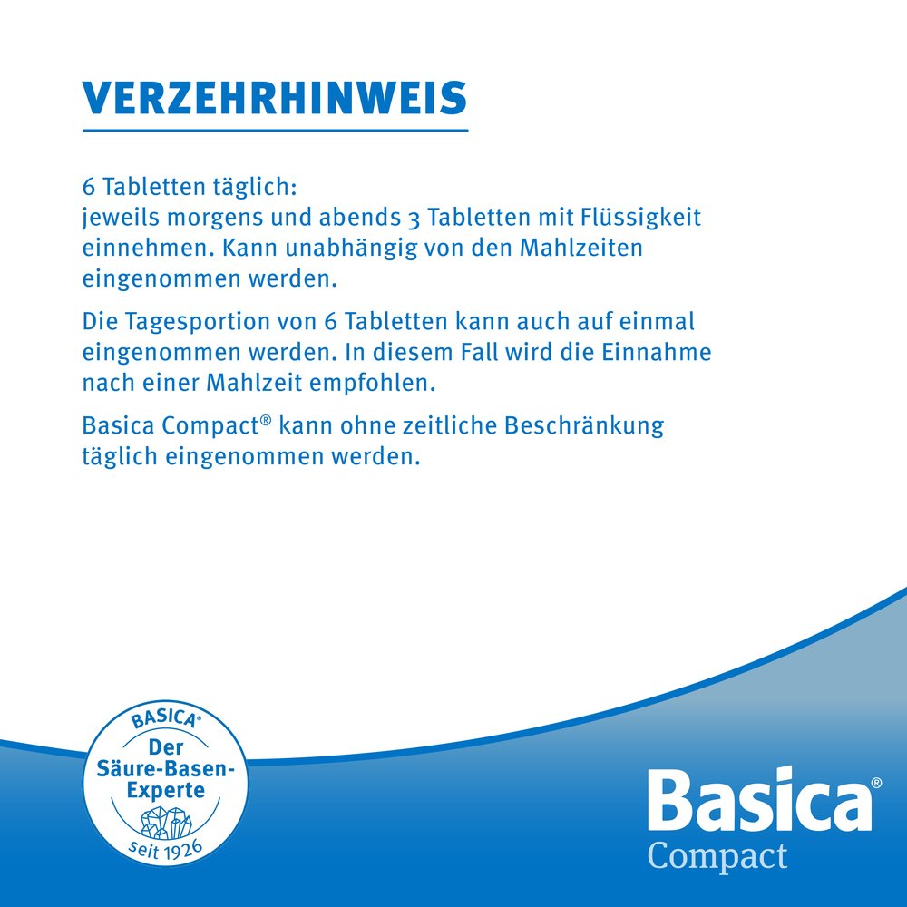 BASICA compact Tabletten