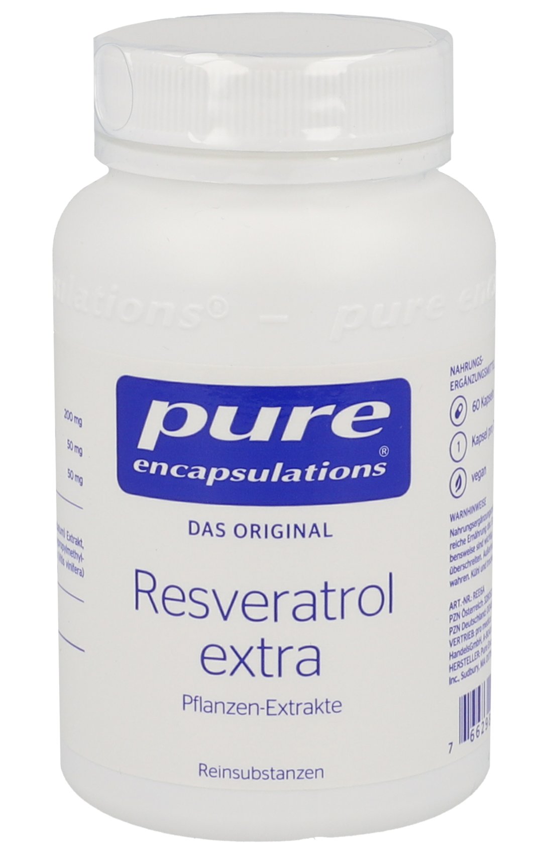 PURE ENCAPSULATIONS Resveratrol Extra Kapseln