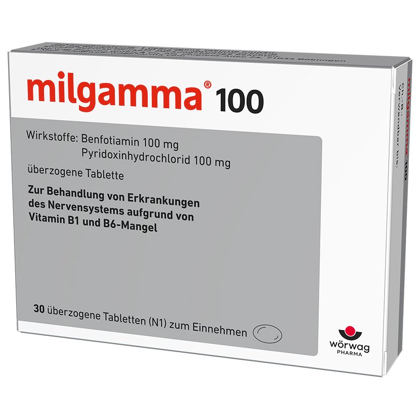 MILGAMMA 100 mg überzogene Tabletten