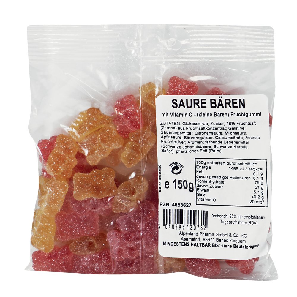 FRUCHTSAFTBÄREN Alpenland saure Bären
