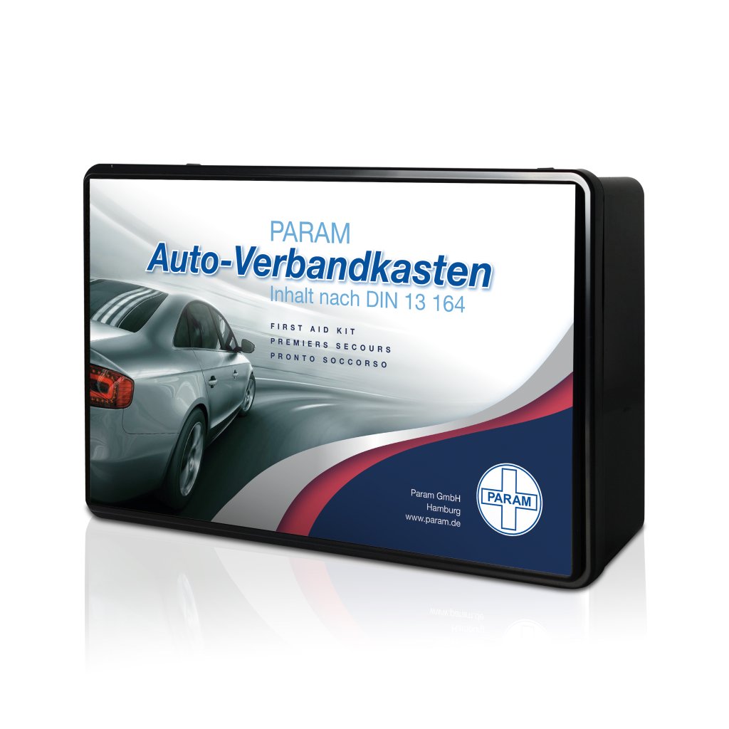 PARAM KFZ-Verbandkasten, nach DIN 13164-Norm