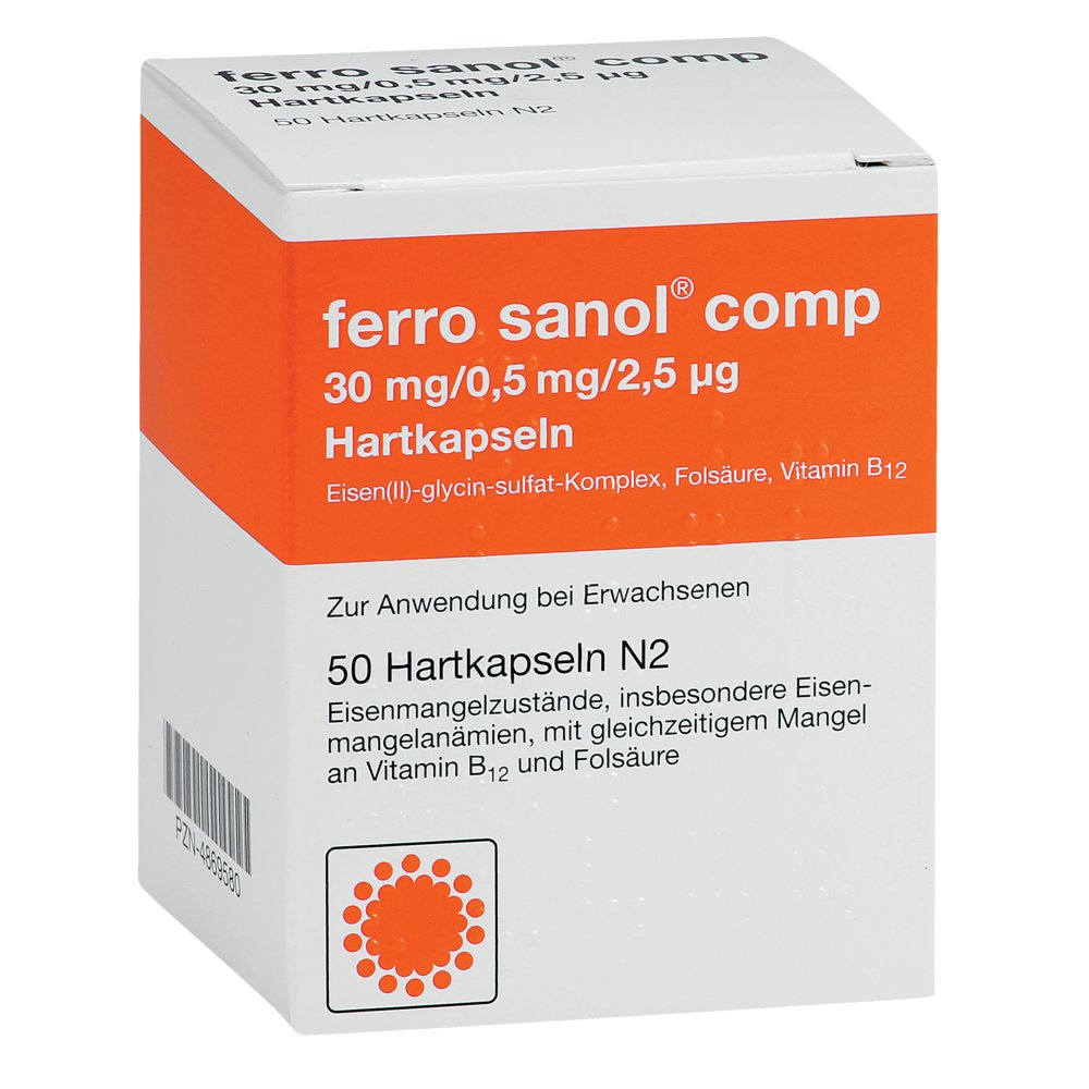 FERRO SANOL comp. Hartkaps.m.msr.überz.Pellets