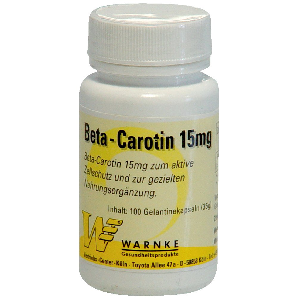 BETA CAROTIN KAPSELN 15 mg