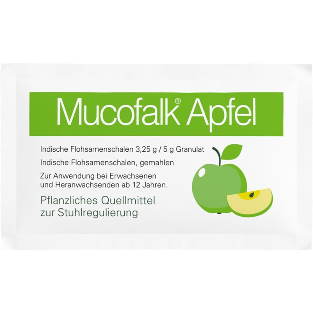 Mucofalk Apfel, praktische Portionsbeutel, 20 St, Flohsamenschalen