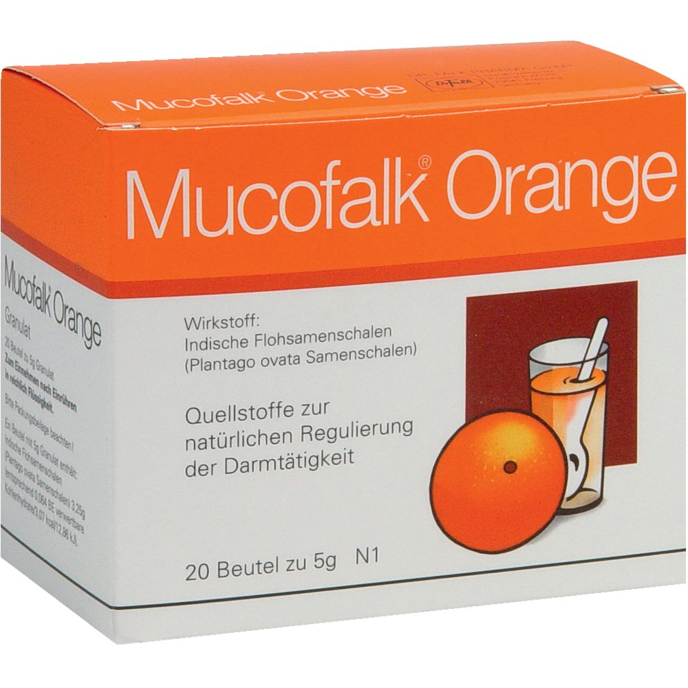 MUCOFALK Orange Gran.z.Herst.e.Susp.z.Einn.Beutel