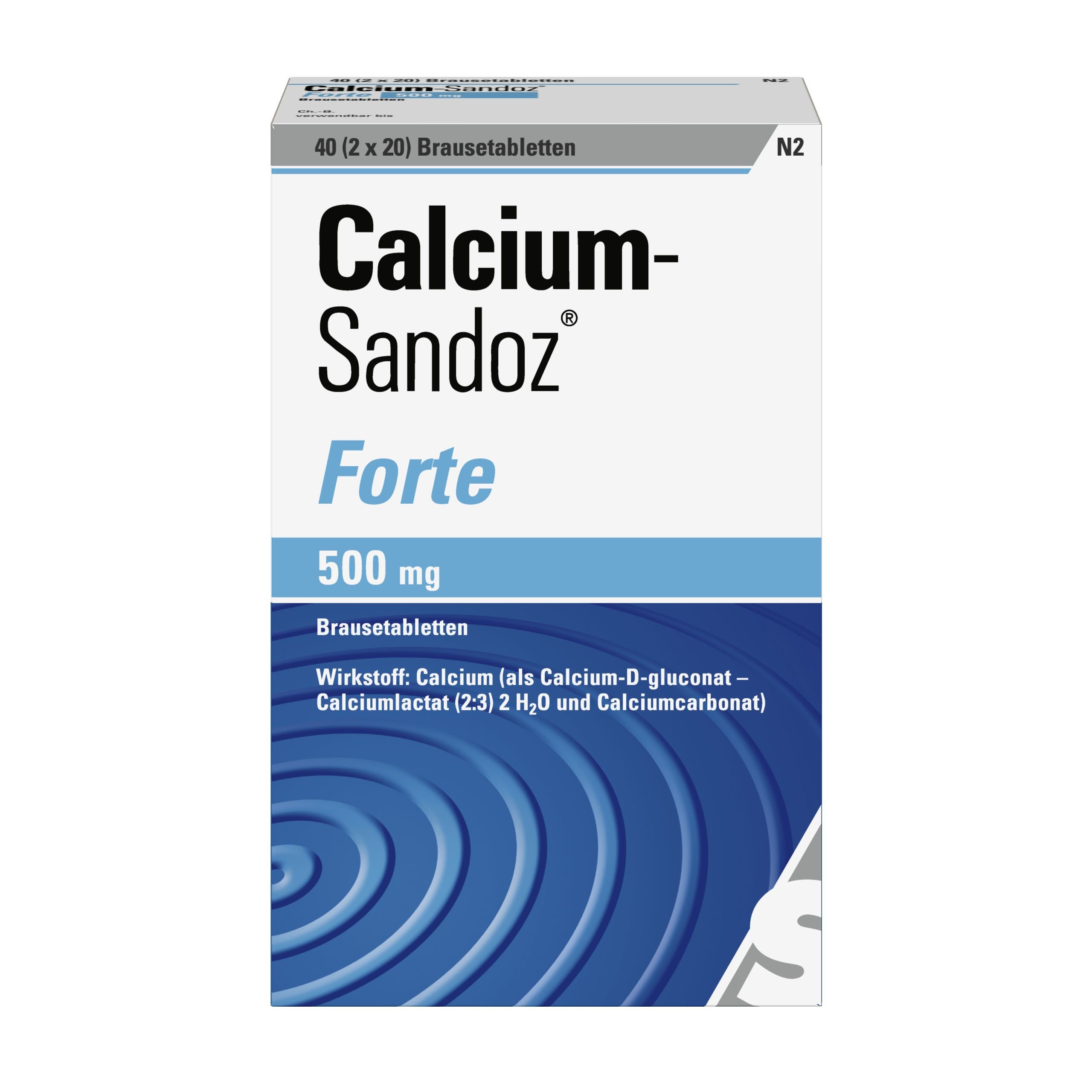 CALCIUM SANDOZ forte Brausetabletten