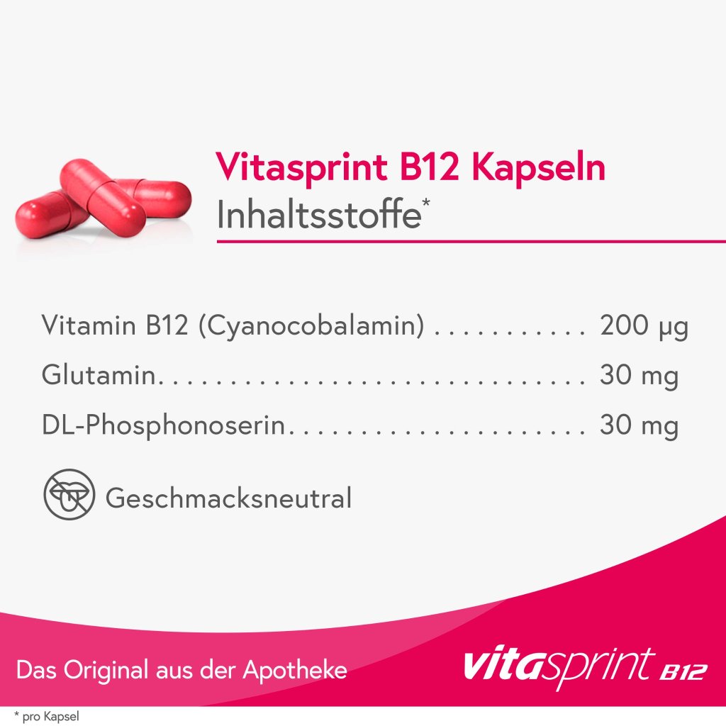 Vitasprint B12 Kapseln, 50 St.