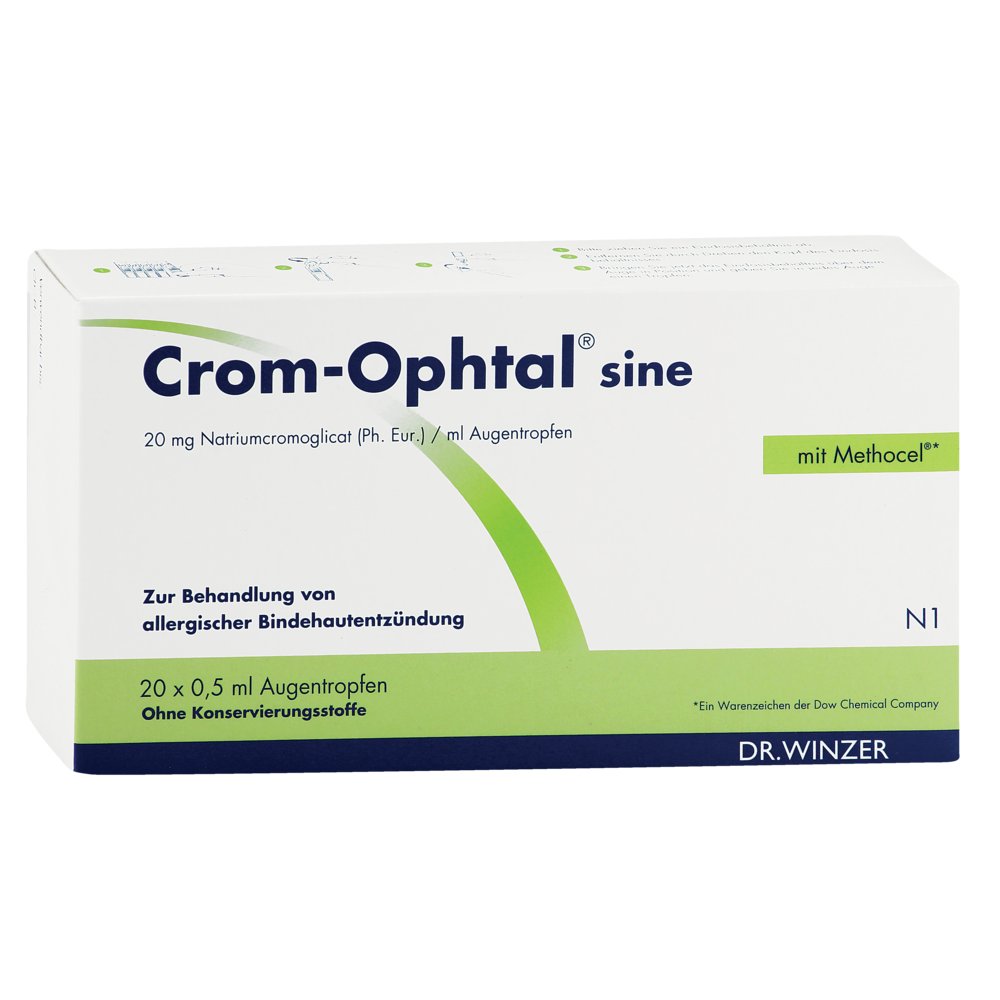CROM-OPHTAL sine Augentropfen EDB