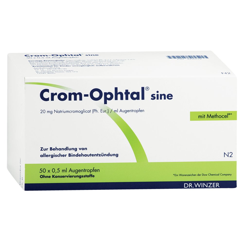 CROM-OPHTAL sine Augentropfen EDB