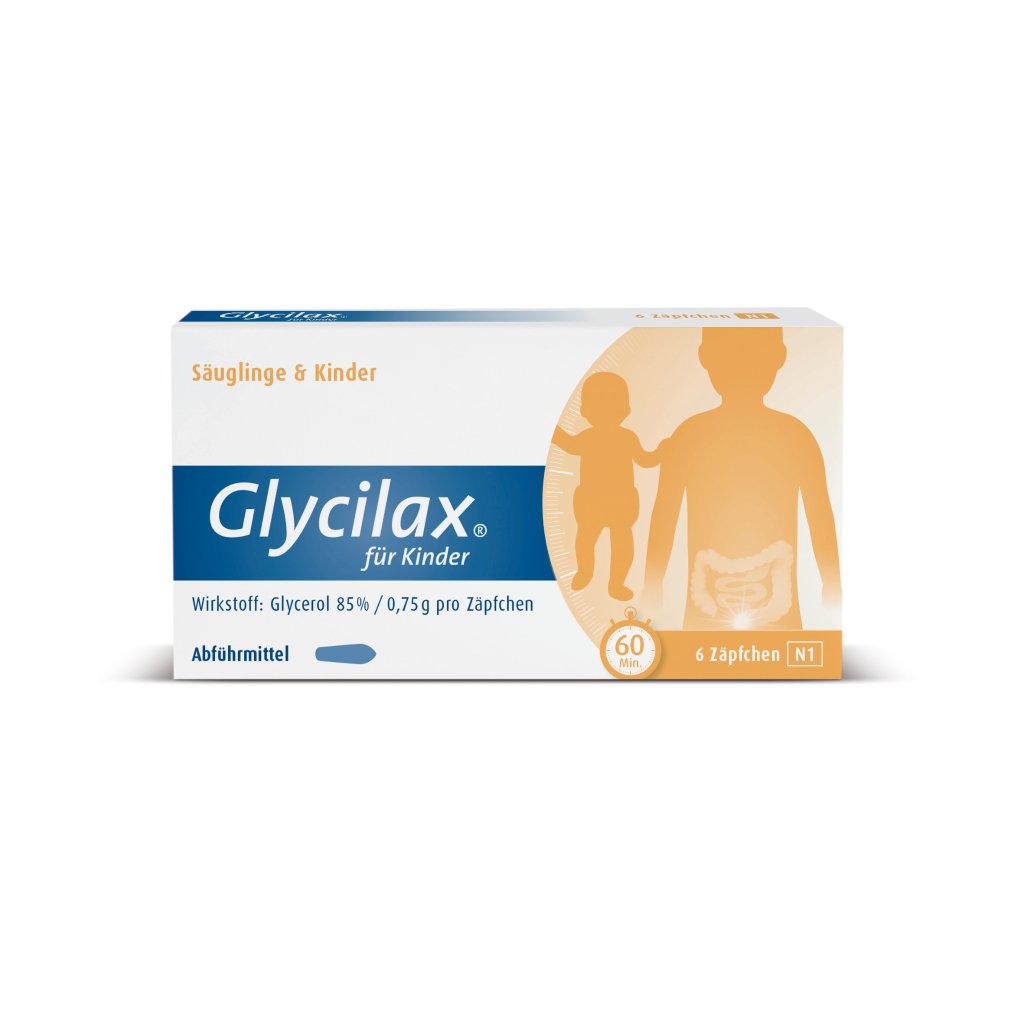 GLYCILAX Suppositorien für Kinder