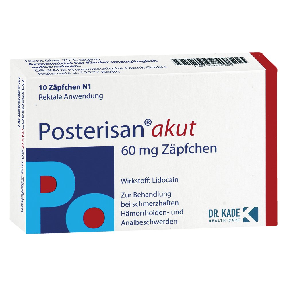 POSTERISAN Akut Zäpfchen