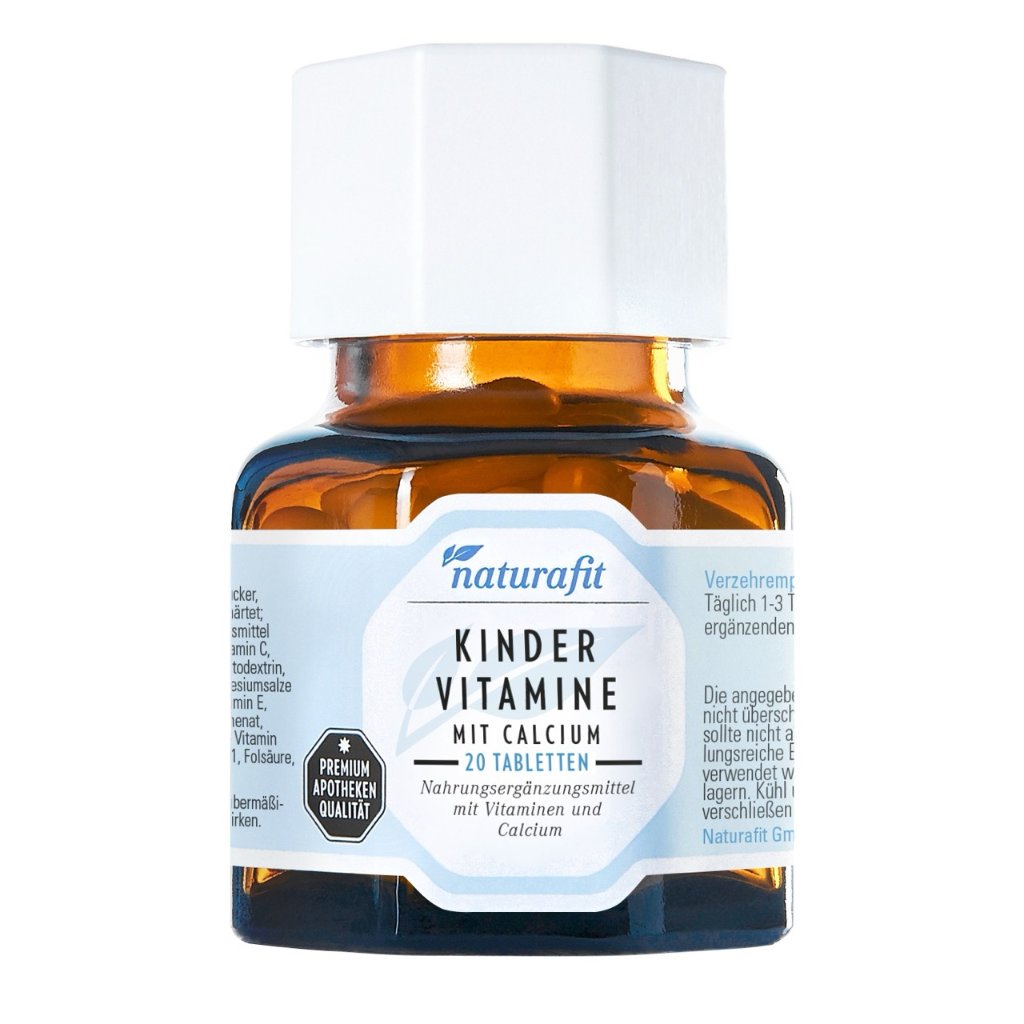 NATURAFIT Kindervitamine m.Calcium Lutschtabletten