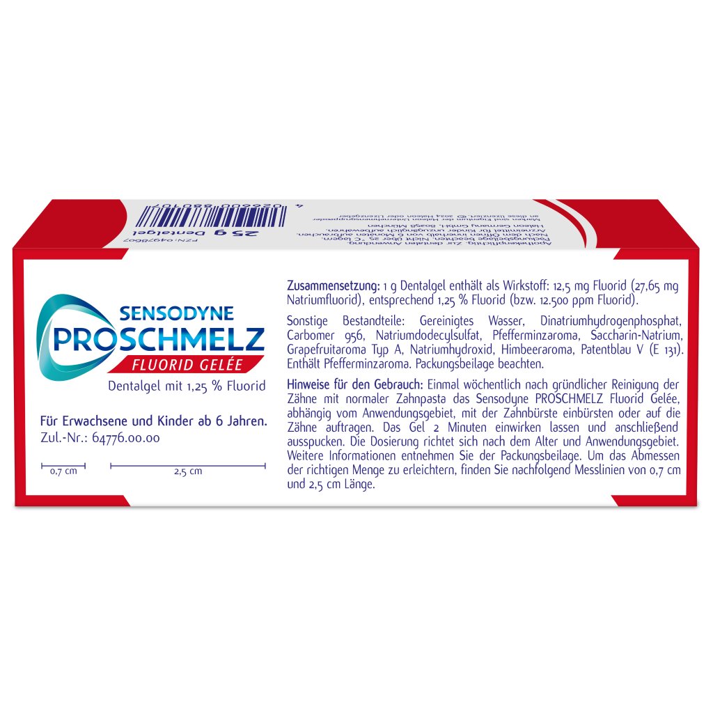 Sensodyne Proschmelz Fluorid Gelée, 1x25g