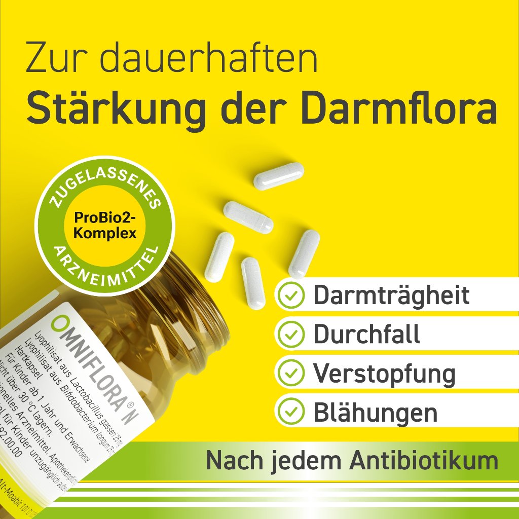 Omniflora® N – Probiotika Kapseln für die Darmflora