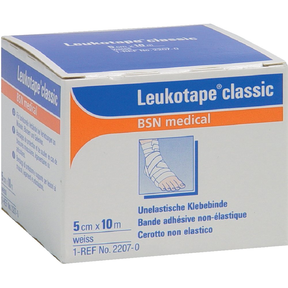 LEUKOTAPE Classic 5 cmx10 m weiß
