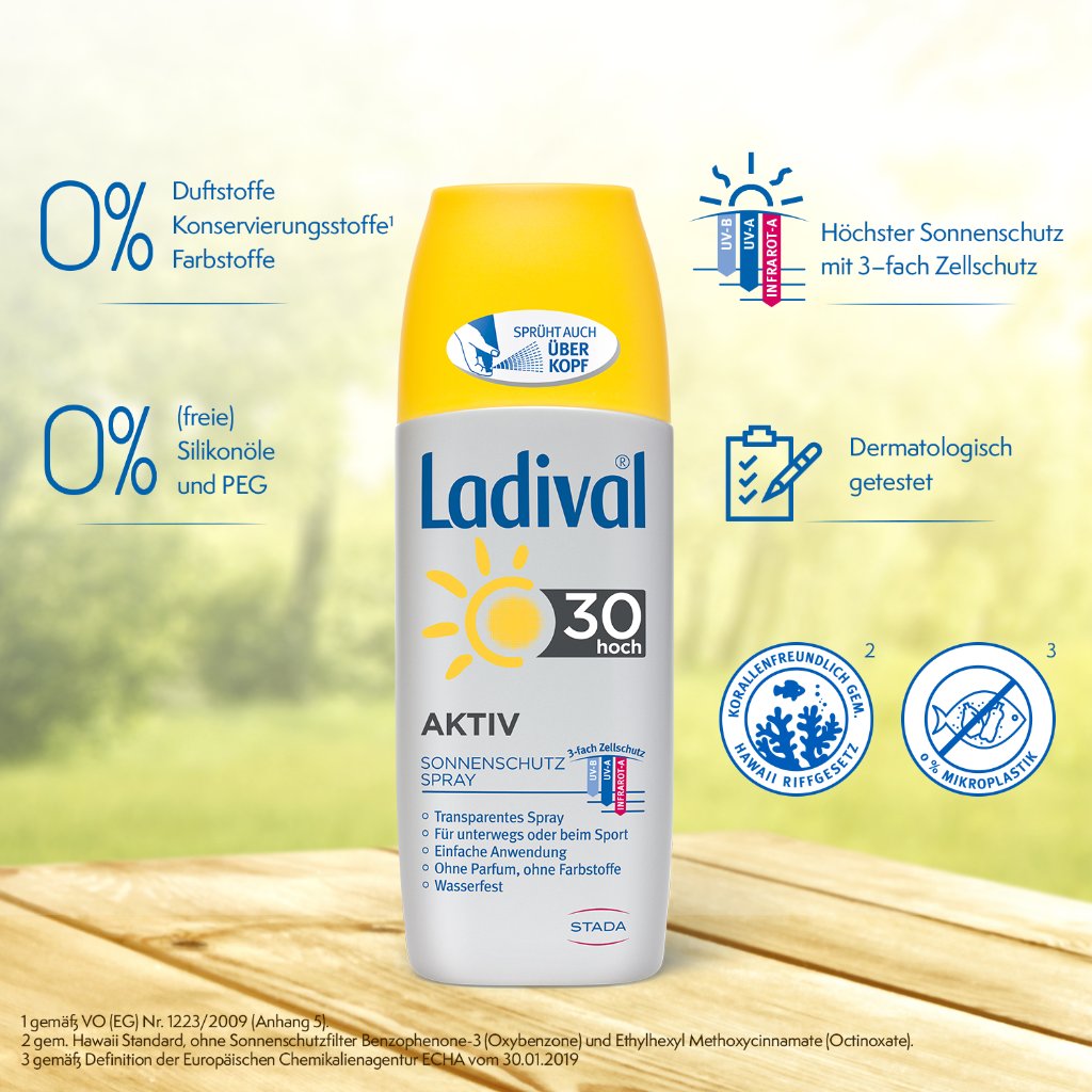 LADIVAL Sonnenschutz Spray LSF 20