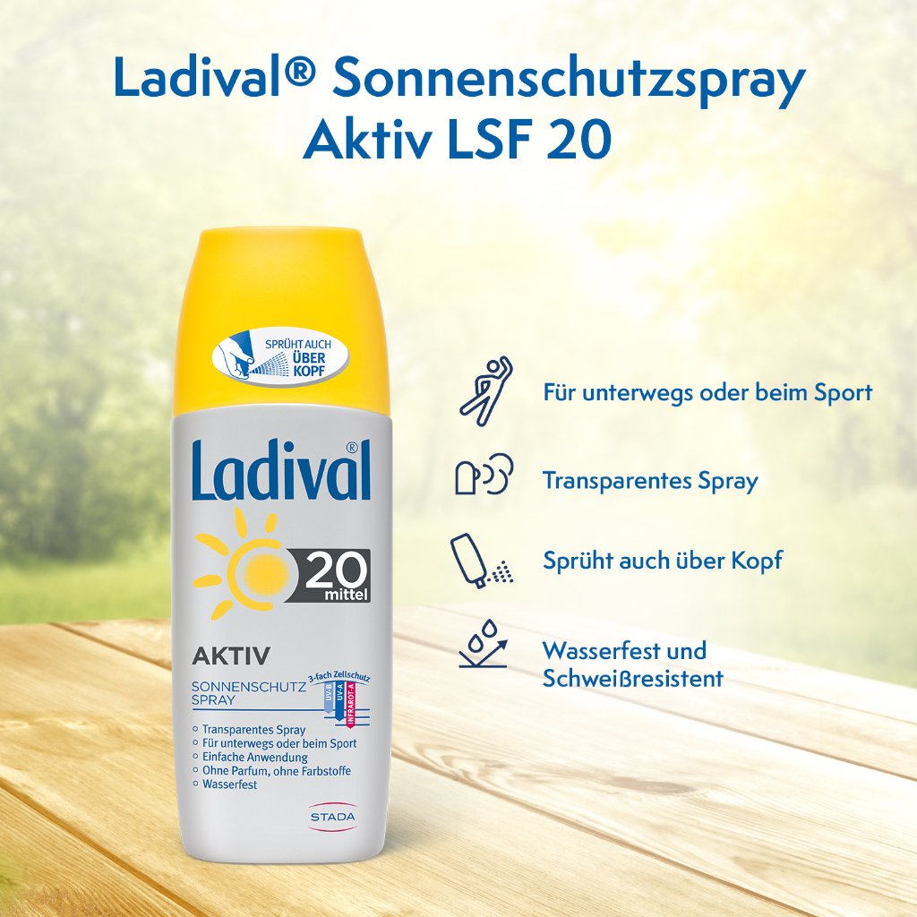 LADIVAL Sonnenschutz Spray LSF 20