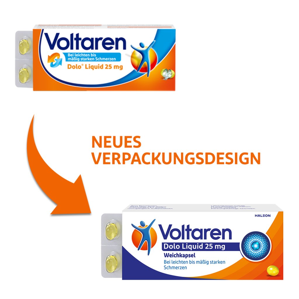 VOLTAREN Dolo Liquid 25 mg Weichkapseln