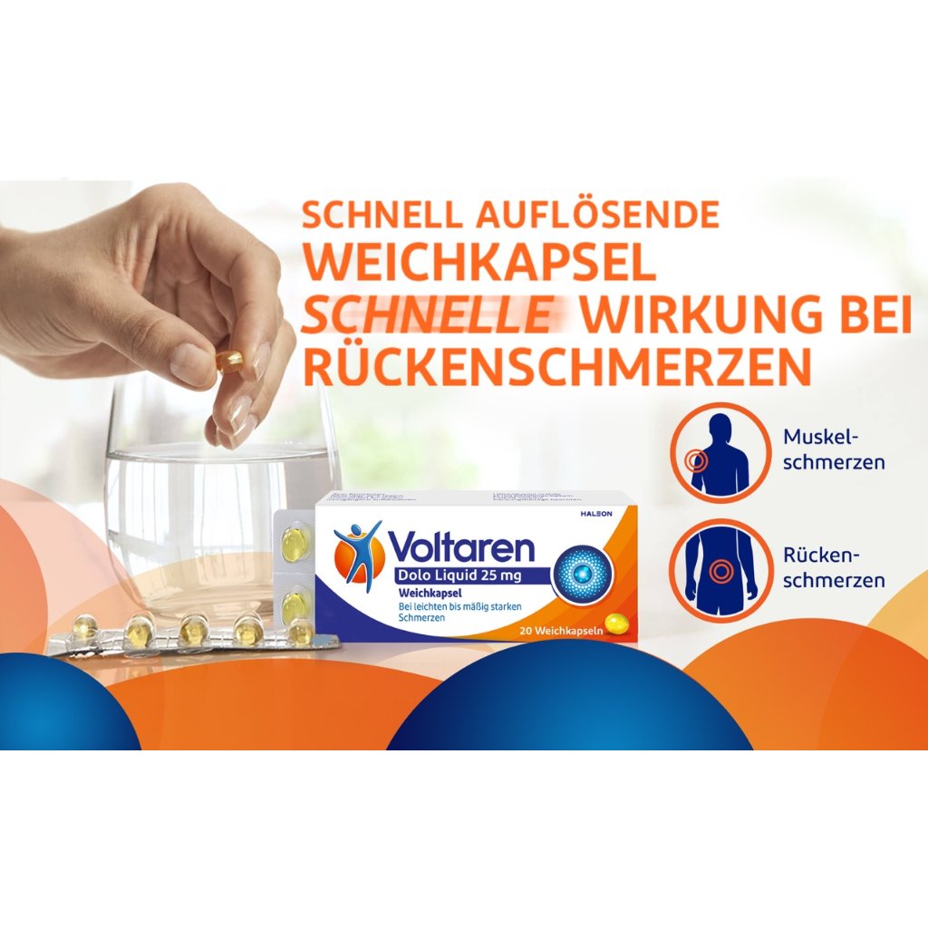 VOLTAREN Dolo Liquid 25 mg Weichkapseln
