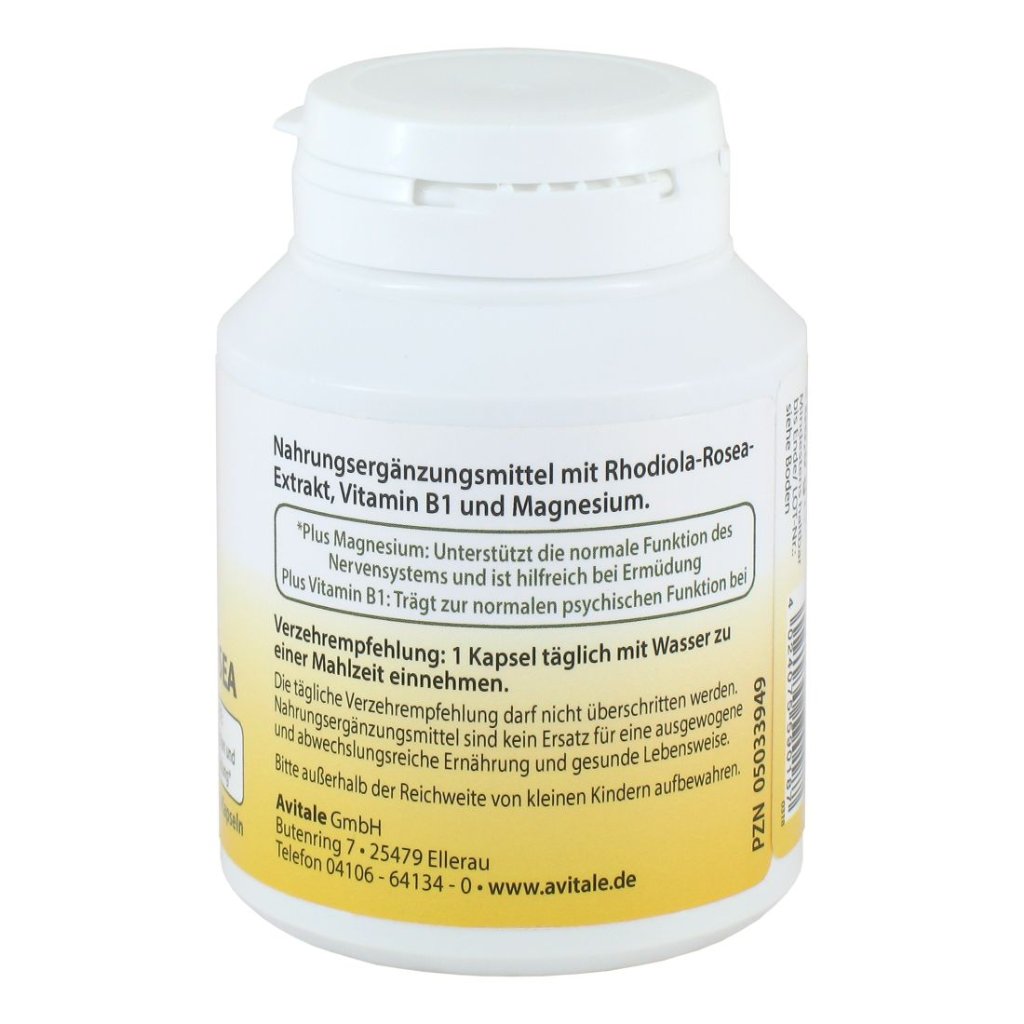 RHODIOLA ROSEA 200 mg Vegi Kapseln