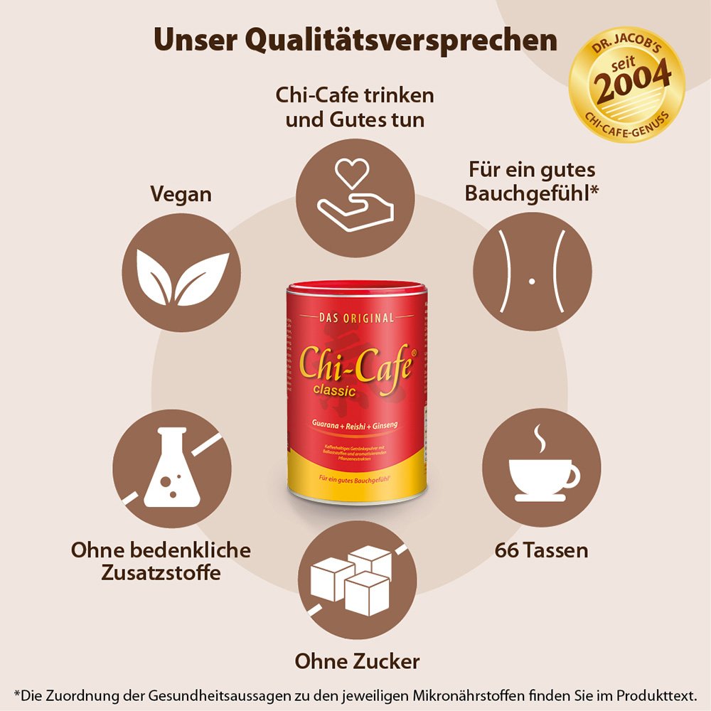 Chi-Cafe classic aromatischer Wellness Kaffee Guarana