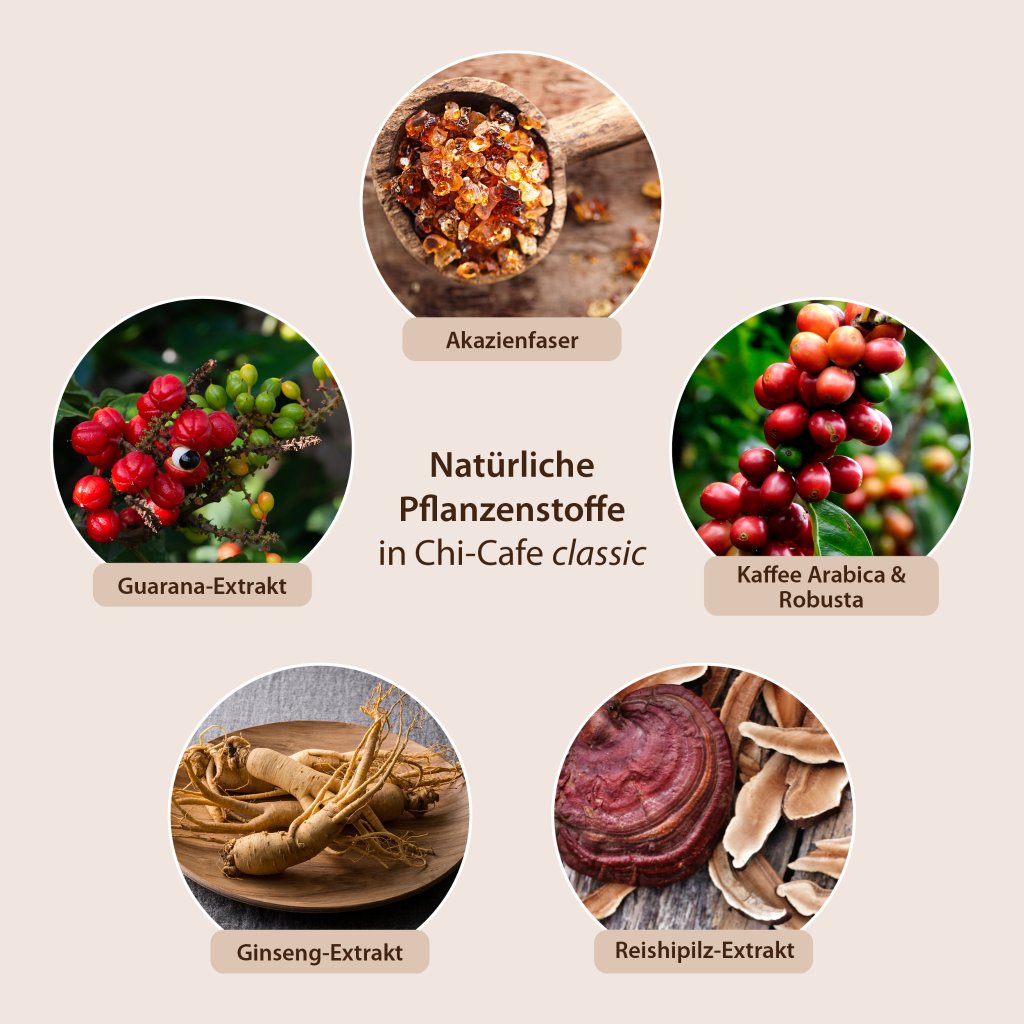 Chi-Cafe classic aromatischer Wellness Kaffee Guarana