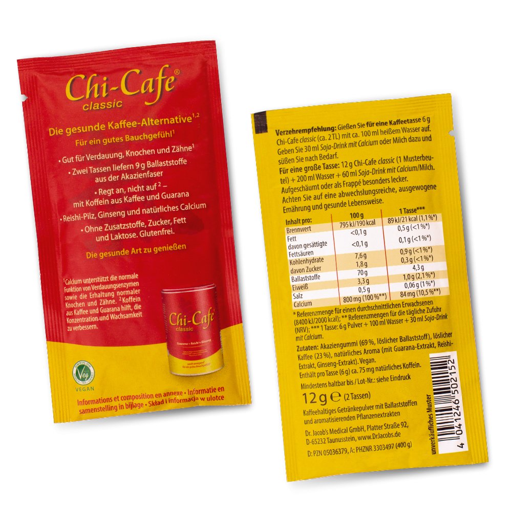 Chi-Cafe classic aromatischer Wellness Kaffee Guarana