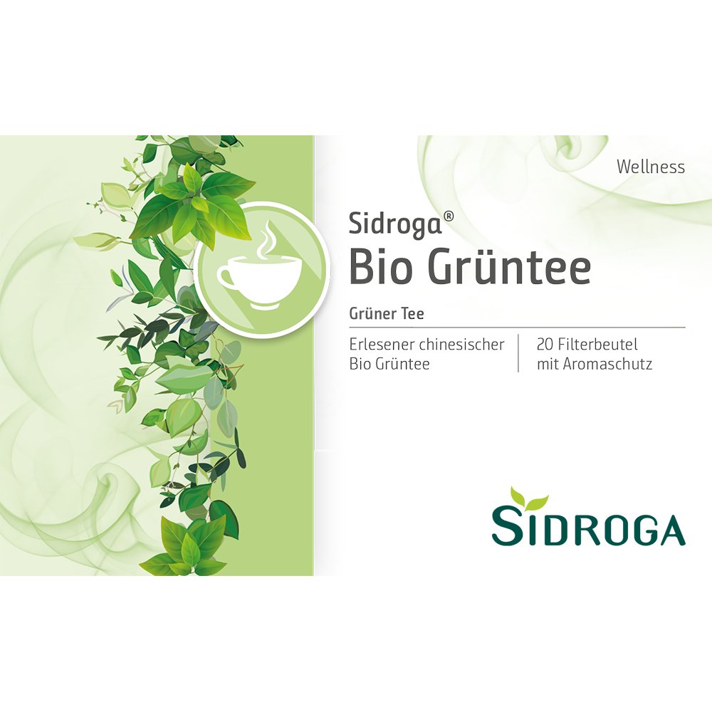 SIDROGA Wellness Grüntee Filterbeutel