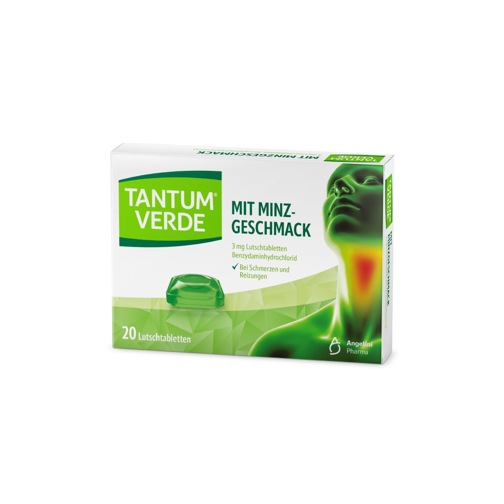 TANTUM VERDE® mit Minzgeschmack 3 mg Lutschtabletten