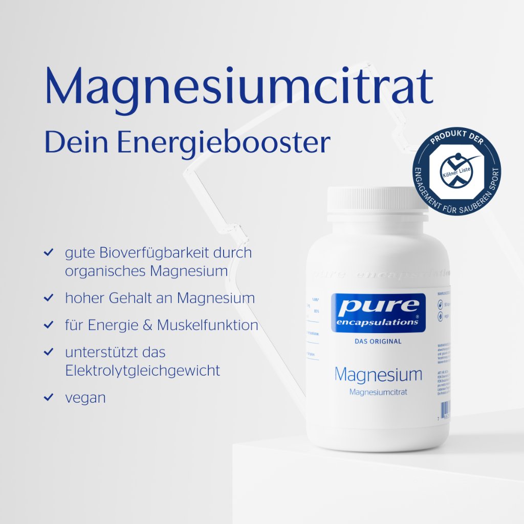 PURE ENCAPSULATIONS Magnesium (Magnesiumcitrat)