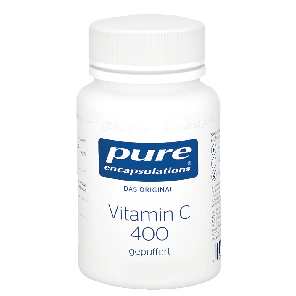 PURE ENCAPSULATIONS Vitamin C 400 gepuffert Kaps.