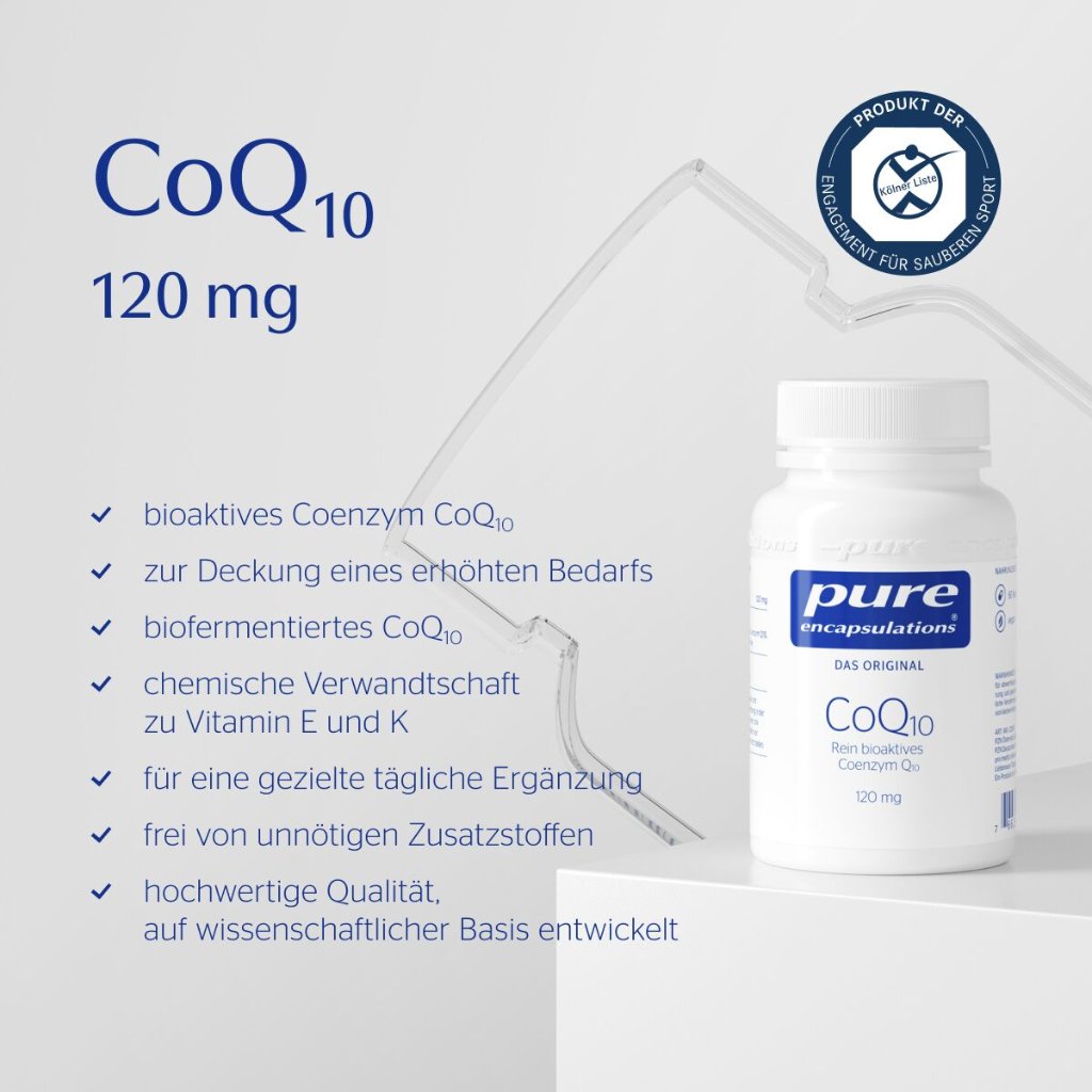 PURE ENCAPSULATIONS CoQ10 120mg