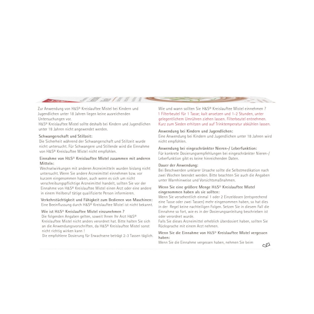 H&S Kreislauftee Mistel