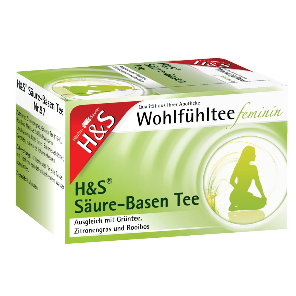 H&S Wohlfühltee feminin Säuren Basen Tee Fbtl.