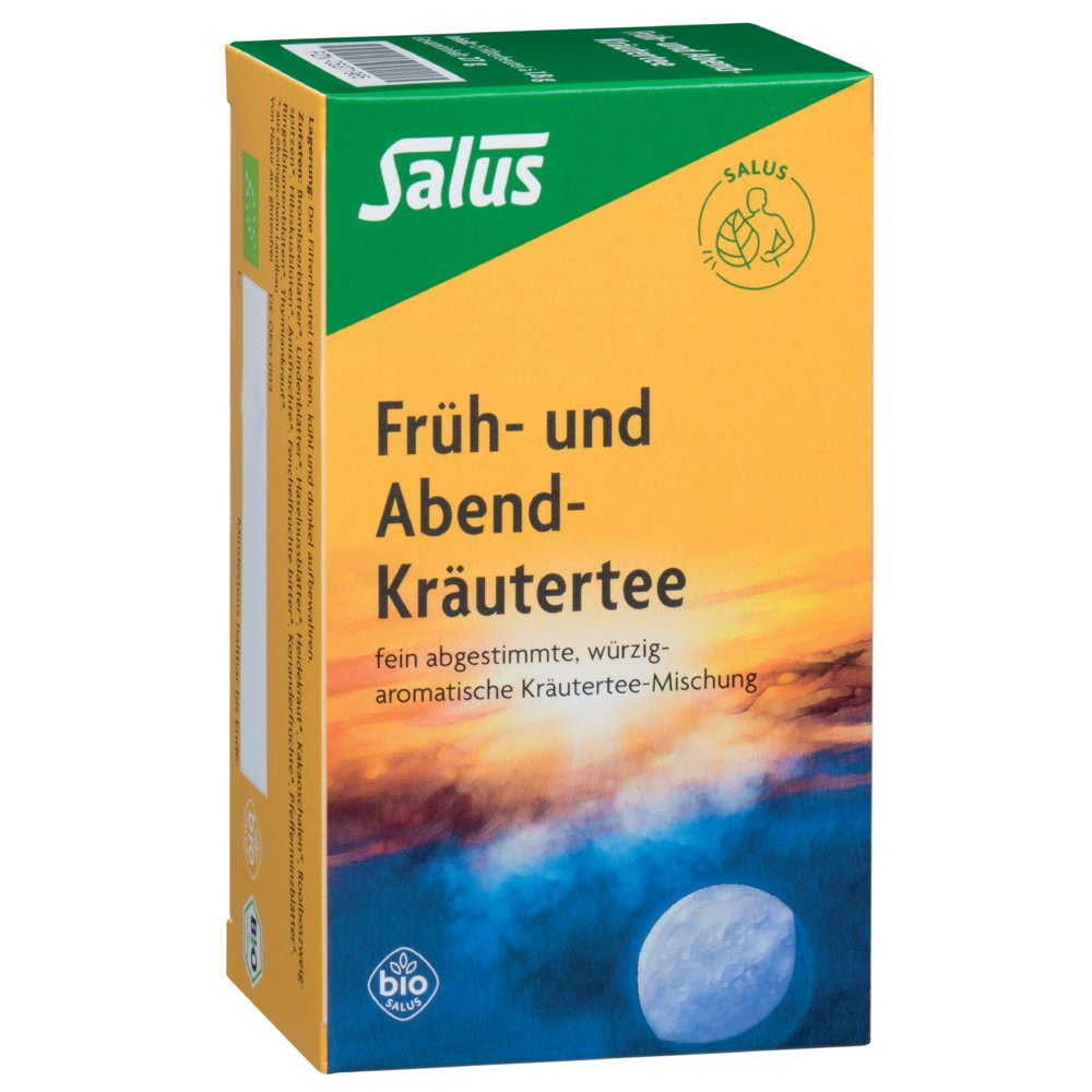 FRÜH- UND ABEND-Kräutertee Bio Salus Filterbeutel