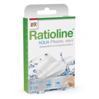 RATIOLINE aqua Duschpflaster Plus 5x7 cm steril