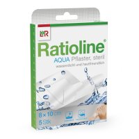 Ratioline AQUA Pflaster, steril 8x10cm