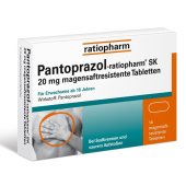 PANTOPRAZOL-ratiopharm SK 20 mg magensaftres.Tabl.