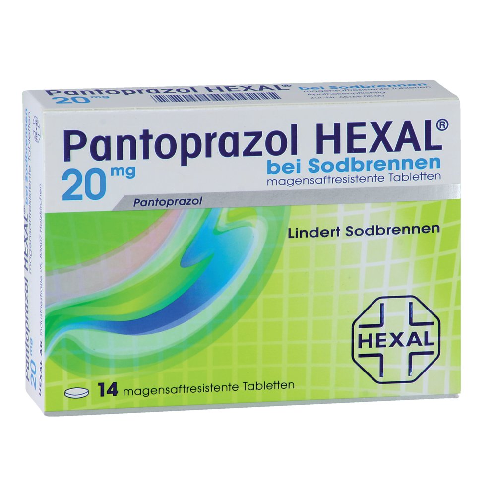 PANTOPRAZOL HEXAL b.Sodbrennen magensaftres.Tabl.